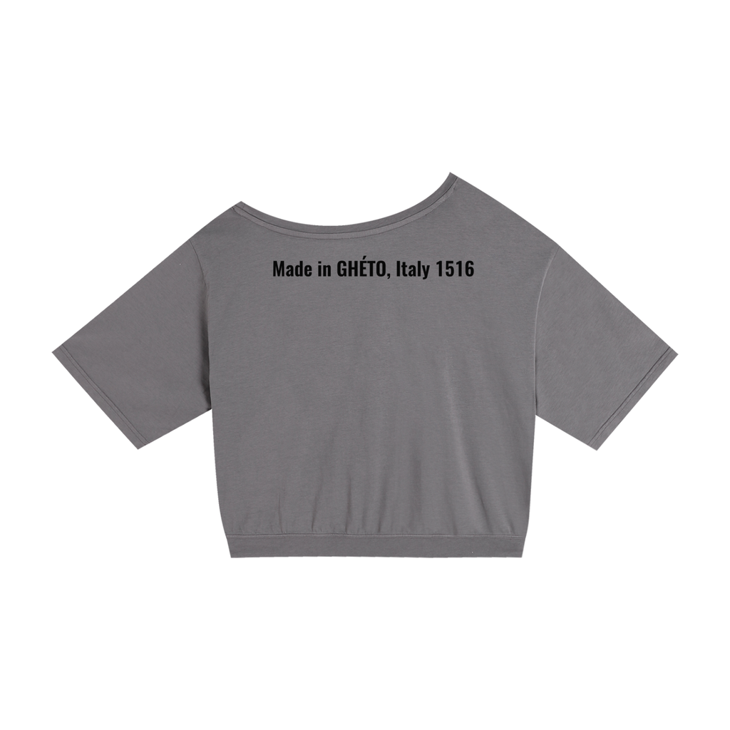 She Rock 80’s Light Asymmetric Shoulder Oversized Shirt