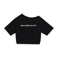 Asymmetric Shoulder Oversized Cotton T-Shirt